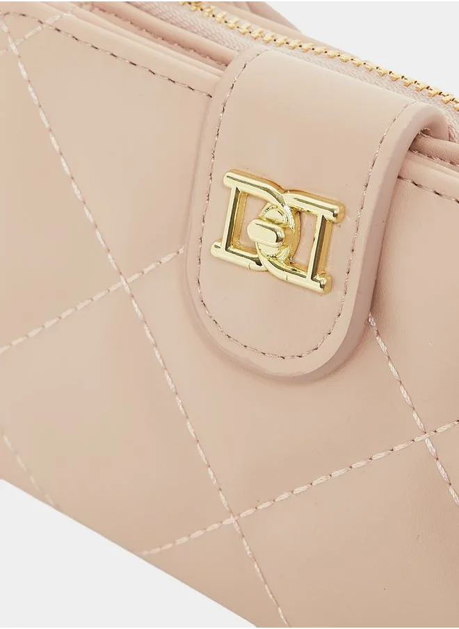 Styli Stitch Detail Two Fold Wallet
