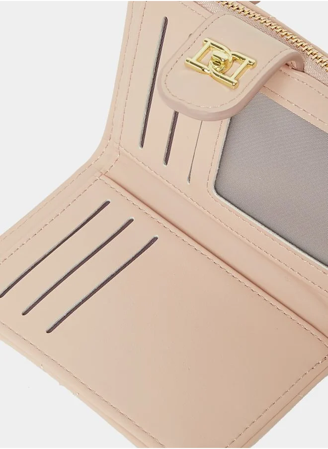 Styli Stitch Detail Two Fold Wallet
