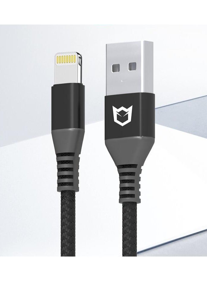 M-PARD M-PARD USB to Lightning data cable 4-foot 1.2M phone charging cable - Lightning cable compatible with iPhone 14/14 Pro/14 Pro Max, iPhone 13/12/11/X/XR/XS/8 series, iPad 9, AirPods Pro, etc  - Image 2