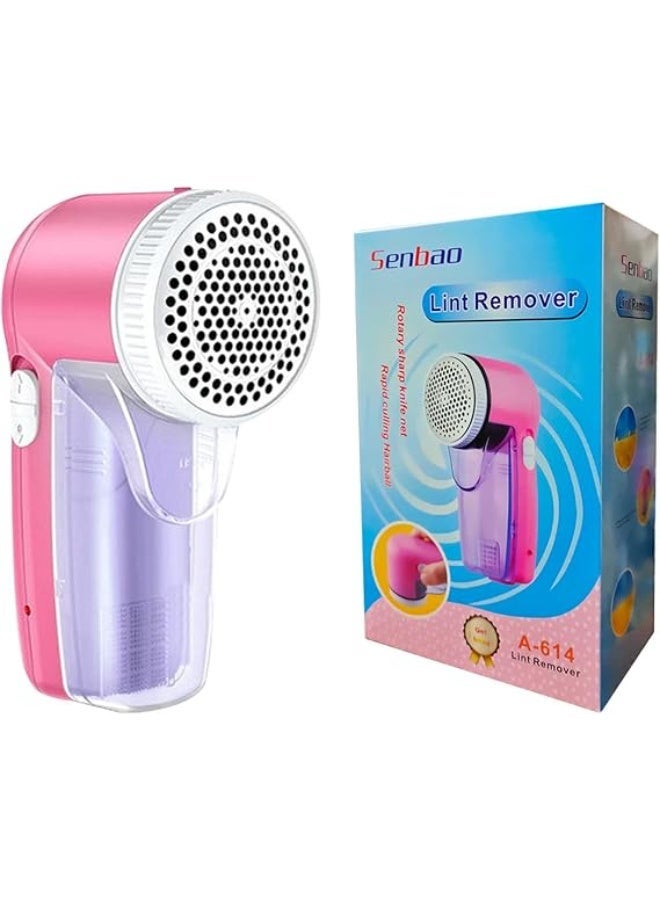 سينباو مزيل الوبر الكهربائي A-614 سهل الاستخدام ومحمول، جهاز فعال لإزالة الوبر من الملابس والأقمشة مع شفرة إضافية لأداء أفضل - Image 1