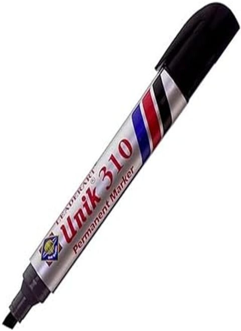 unik 310 permanent marker chisel tip black