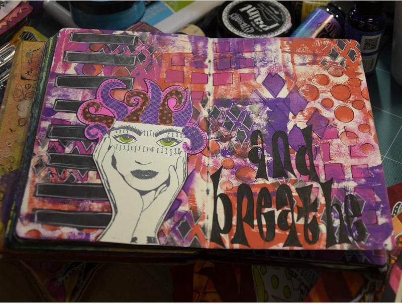 Dylusions Ranger The Crafters Workshop Creative Journal Small (5x8), zzzz-s, Multi-Colour - Image 4