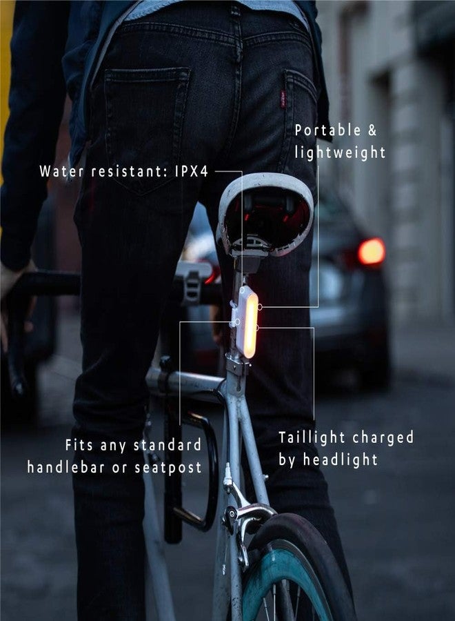 MPOWERD Luci Solar Bike Light Set | Headlight: 100 Lumens with White LEDs | Taillight: 40 Lumens with RGB LEDs | Rechargeable via Solar or USB | Waterproof | Lasts Up to 15 Hours - Image 5
