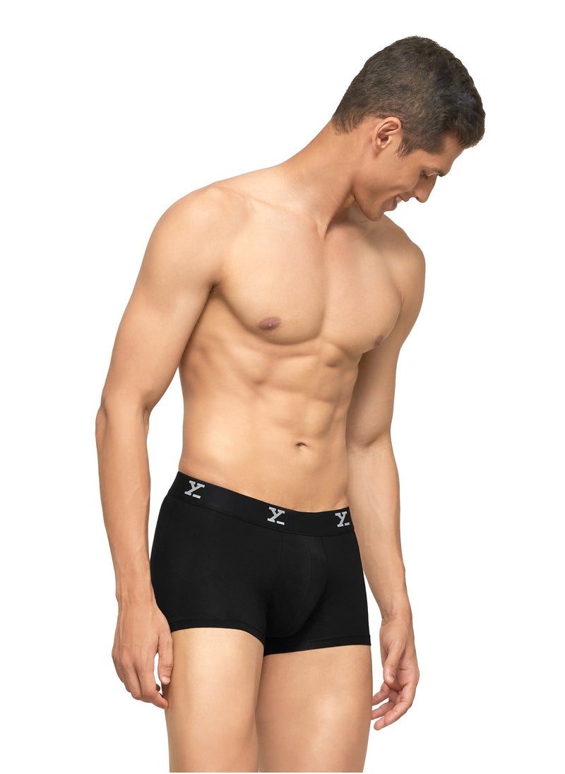 XYXX - Pack of 3 Ace Intellisoft Micro Modal Solid Men Trunk - Image 1