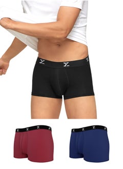 Pack of 3 Ace Intellisoft Micro Modal Solid Men Trunk