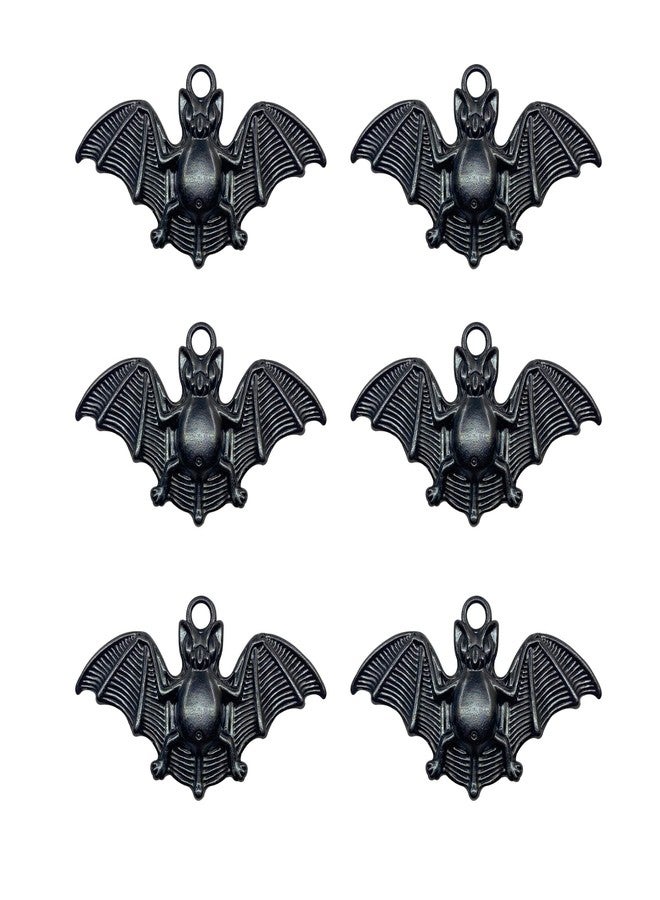 ZILucky Set of 12 Bats Shower Curtain Hooks Rings Halloween Party Supplies Haunted House Decoration Stainless Steel Rustproof (Black-Bat) - Image 2