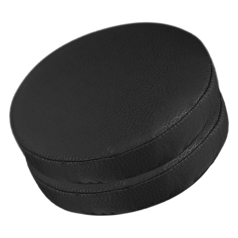 2pcs Black Stretch Stool Covers Round Shape Stool Covers Black Chair Protector - Image 1