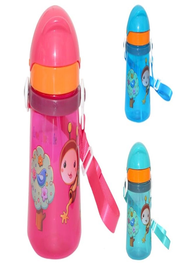 Alya The Cheeky Kidzz Premium Baby Straw Sipper 350ml for Feeding Water Milk Liquids Feeder Bottle (Design 617) - Image 4
