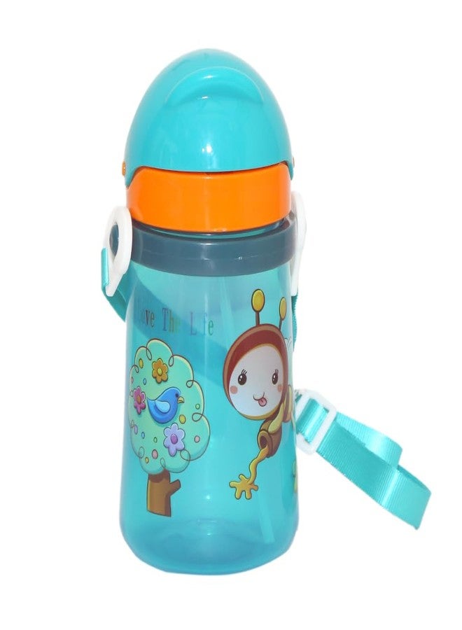 Alya The Cheeky Kidzz Premium Baby Straw Sipper 350ml for Feeding Water Milk Liquids Feeder Bottle (Design 617) - Image 3