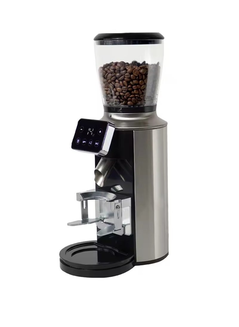 Digital Burr Coffee Grinder, 30 Grind Settings, Stainless Steel 54*20MM Conical Burr, 150W Motor, Low-Speed Grinding with Touch Control  - Image 4