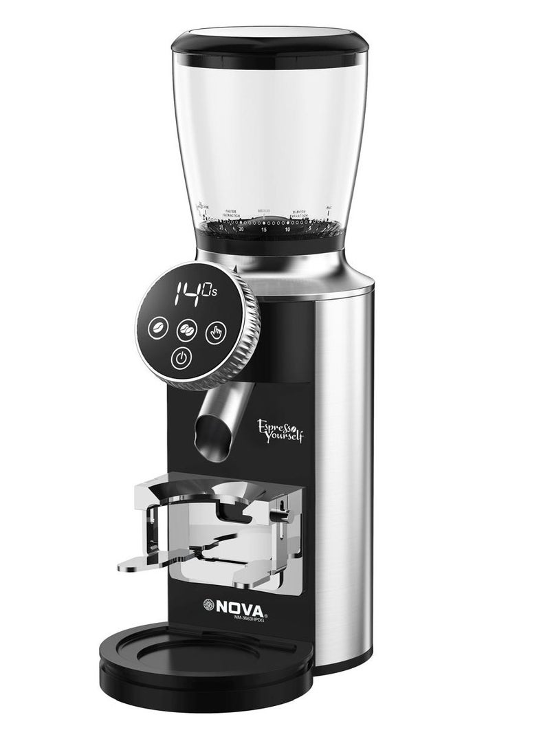 Digital Burr Coffee Grinder, 30 Grind Settings, Stainless Steel 54*20MM Conical Burr, 150W Motor, Low-Speed Grinding with Touch Control  - Image 1