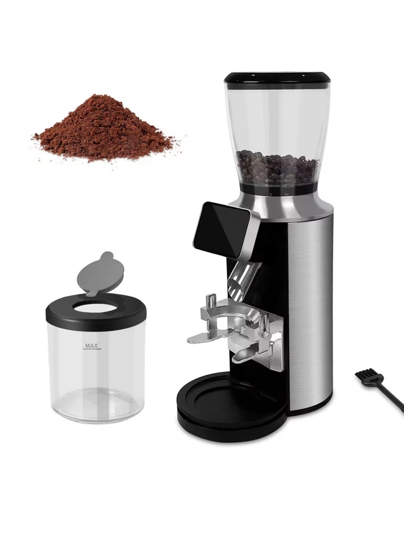 Digital Burr Coffee Grinder, 30 Grind Settings, Stainless Steel 54*20MM Conical Burr, 150W Motor, Low-Speed Grinding with Touch Control  - Image 3