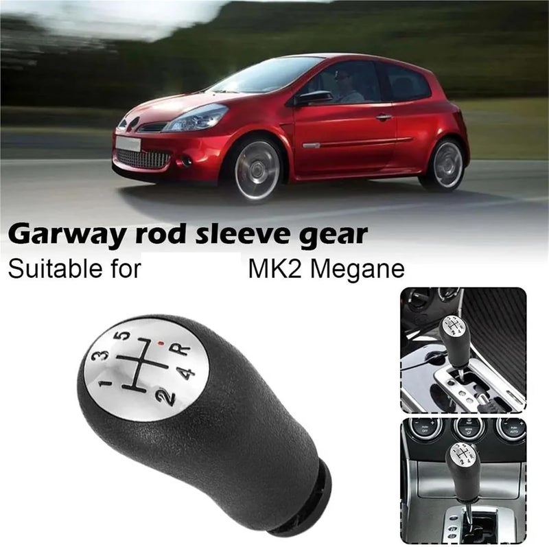 Gear Shift Knob Compatible with Renault Clio 3 Twingo 3 MK3 Laguna 2 Modus Dacia Dokker Duster Logan II 8200059575 8200059578, 8200379950(Plating) - Image 4