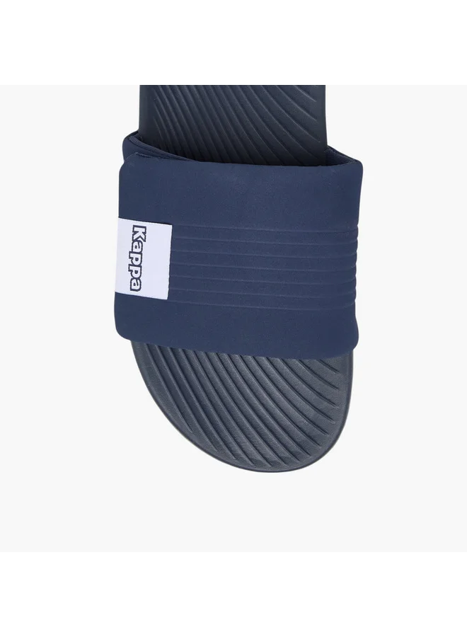 Kappa Men's Logo Print Slip-On Slides