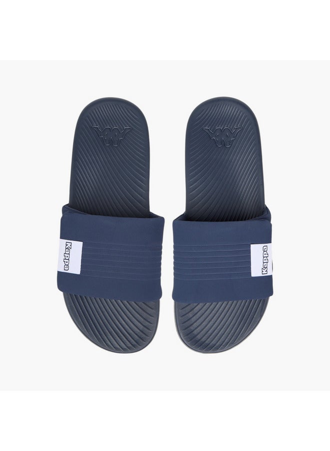 Kappa Men's Logo Print Slip-On Slides - Image 2