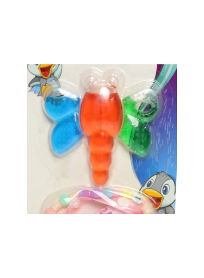 True Liquid Teether with Chain – Pink - Image 3