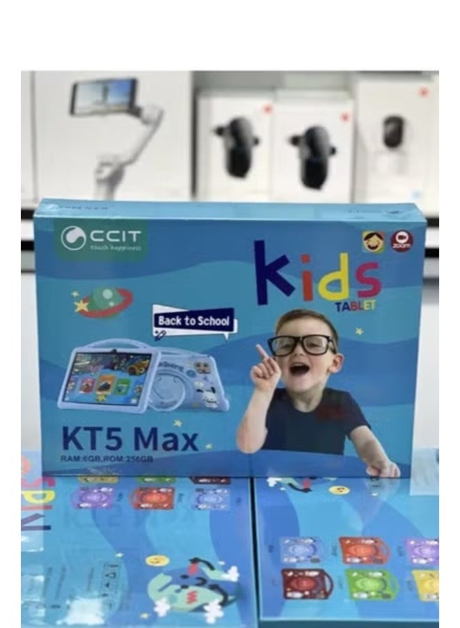 CCIT KT5 Max 10.1-Inch Android Tablet – Fast Octa-Core Processor with 8GB RAM & 256GB ROM for Smooth Multitasking and Large Storage, Dual SIM 4G LTE + Wi-Fi Connectivity, Long-Lasting 8000mAh Battery, Includes Wireless Keyboard & Mouse, Sleek Silver Design Ideal for Study & Work - Image 2