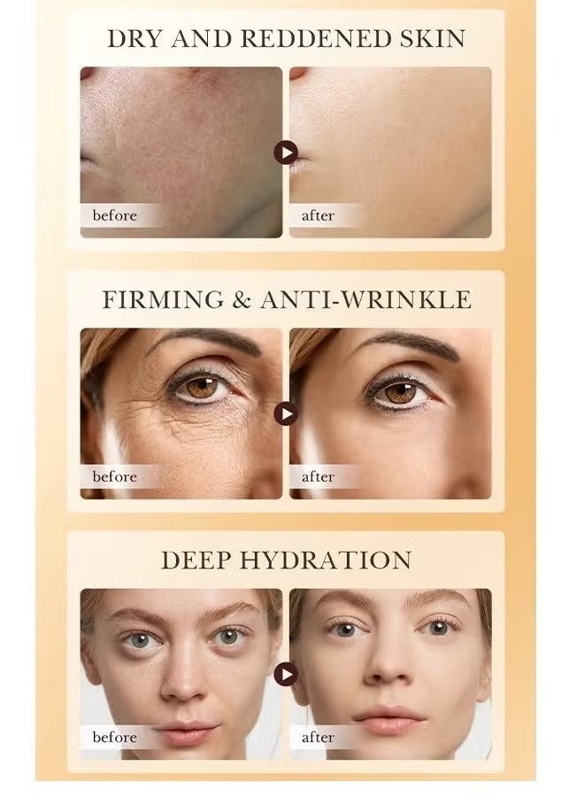 EELHOE Collagen Crystal Facial Mask - Brightening Dull Tones To Leave The Face White And Even, Tightening Skin Collagen Mask 3PCS - Image 5