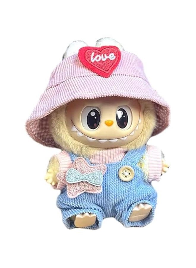 Arabest Clothing Set Compatible with Labubu Doll, Casual Corduroy Style, Precision Sizing, Custom Designs & Durable Stitching  - Image 1