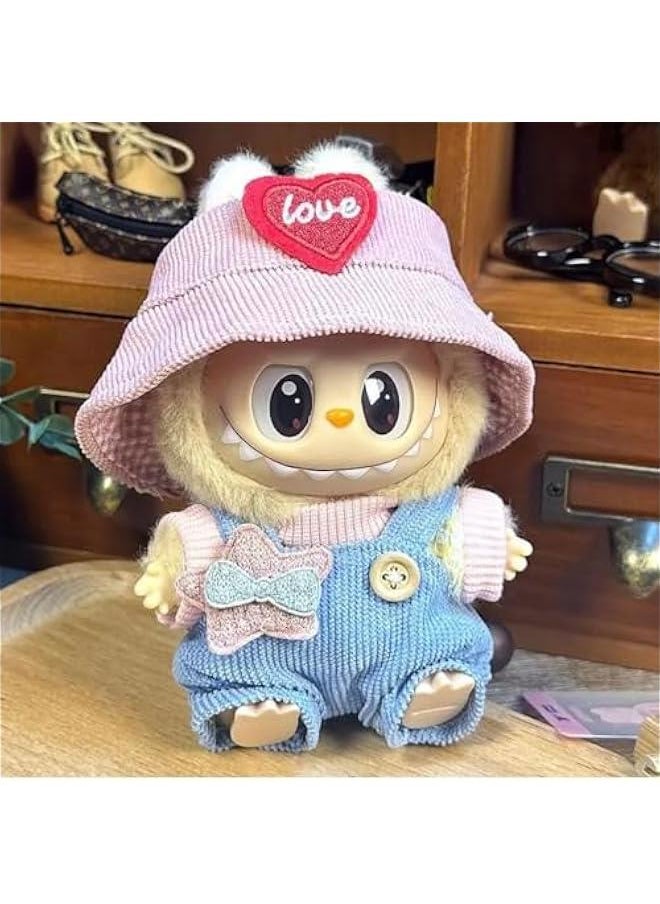 Arabest Clothing Set Compatible with Labubu Doll, Casual Corduroy Style, Precision Sizing, Custom Designs & Durable Stitching  - Image 2