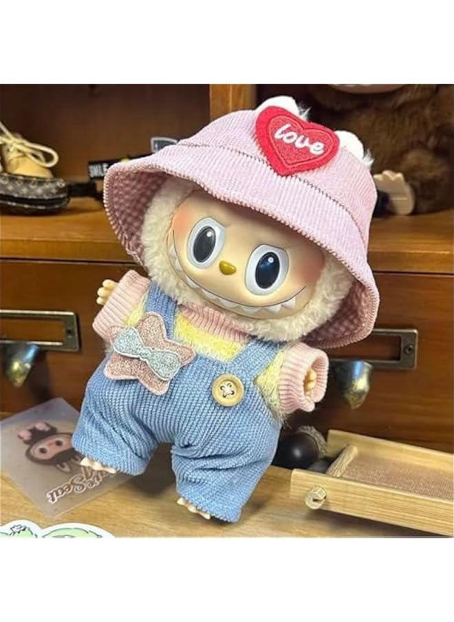 Arabest Clothing Set Compatible with Labubu Doll, Casual Corduroy Style, Precision Sizing, Custom Designs & Durable Stitching  - Image 3