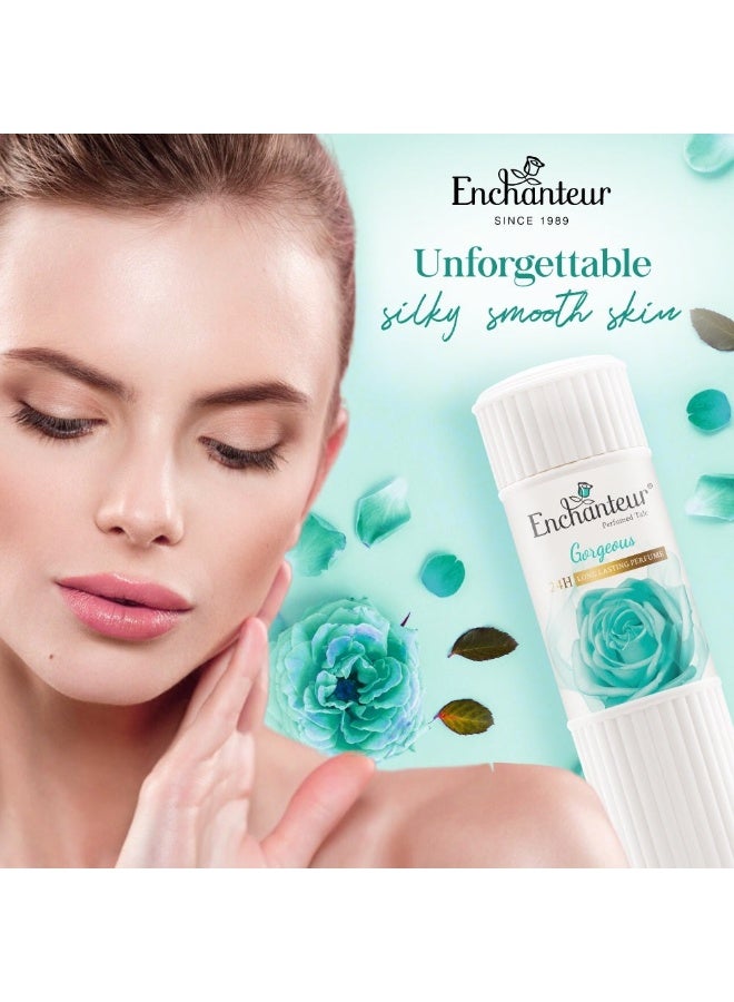 Enchanteur Perfumed Talc Gorgeous 125 Gm (Packaging may vary) - Image 4
