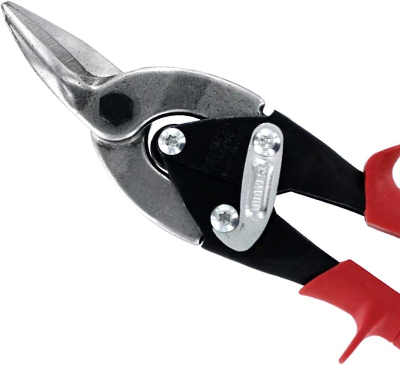 Midwest Aviation Snip - Left Cut Regular Tin Cutting Shears with Forged Blade & KUSH'N-POWER Comfort Grips - MWT-6716L - Image 1