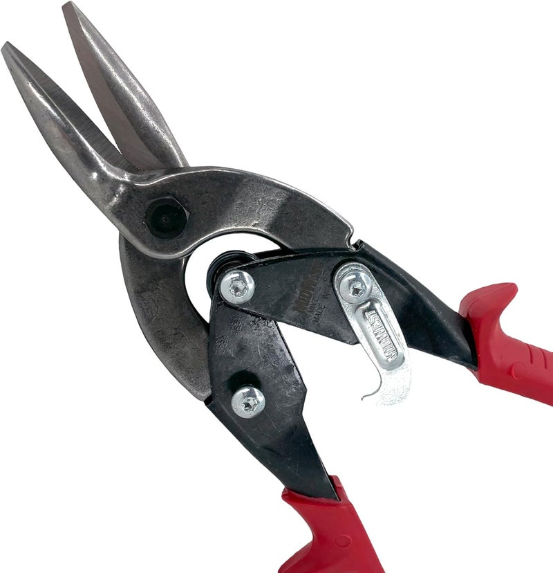 Midwest Aviation Snip - Left Cut Regular Tin Cutting Shears with Forged Blade & KUSH'N-POWER Comfort Grips - MWT-6716L - Image 2