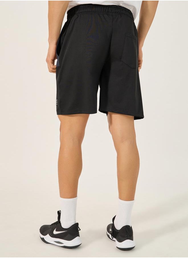 Styli Color Block Regular Fit Shorts  - Image 4