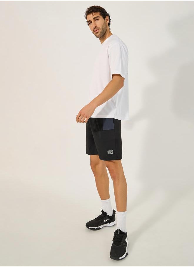 Styli Color Block Regular Fit Shorts  - Image 2