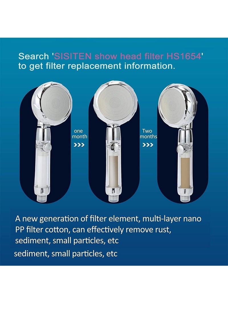 Forest Home Set of 10 PP Cotton Filter, High Pressure Handheld Shower Head PP-Cotton Filter Cartridge (for Replacement) - Image 2