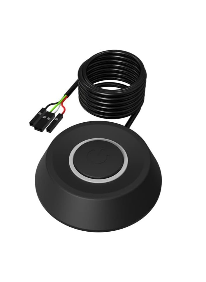 joyzzz - PC Power Button Desktop PC Computer Case Power Switch On Off HDD Push Computer Host Button Supply Supplies with 2m Cables - Image 1