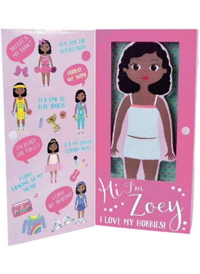 Floss & Rock - Floss & Rock 42P6310 Zoey Magnetic Dress Up Character - Image 1