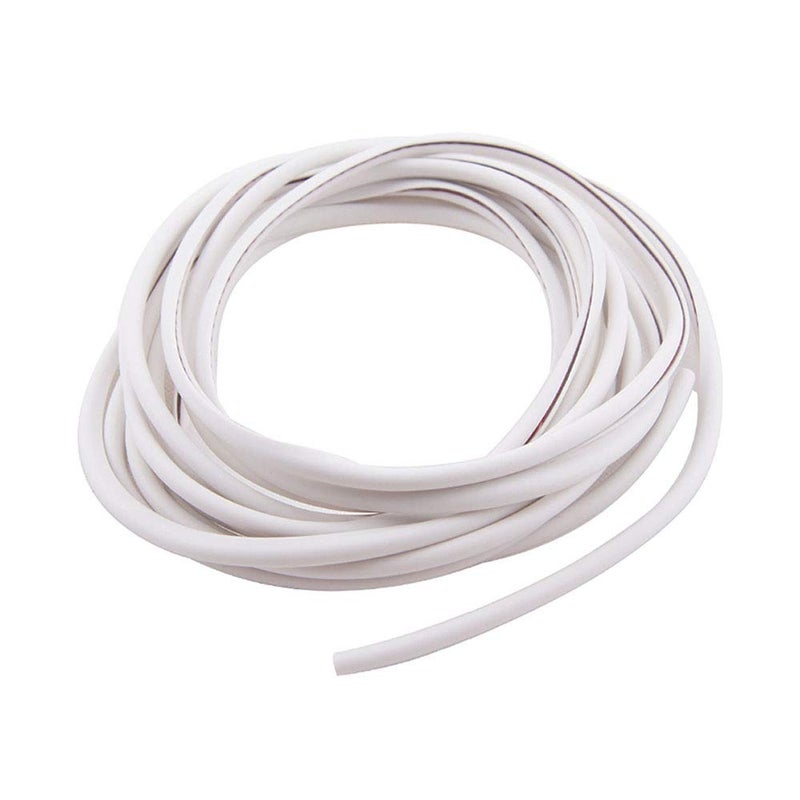 ESUPPORT 16ft 5M U Shape Car Door Moulding Rubber Scratch Protector Strip Edge Guard Trim Seal White - Image 3