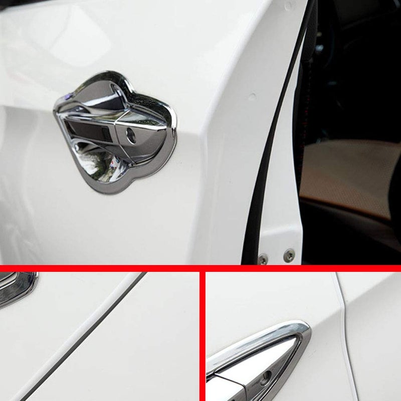 ESUPPORT 16ft 5M U Shape Car Door Moulding Rubber Scratch Protector Strip Edge Guard Trim Seal White - Image 2