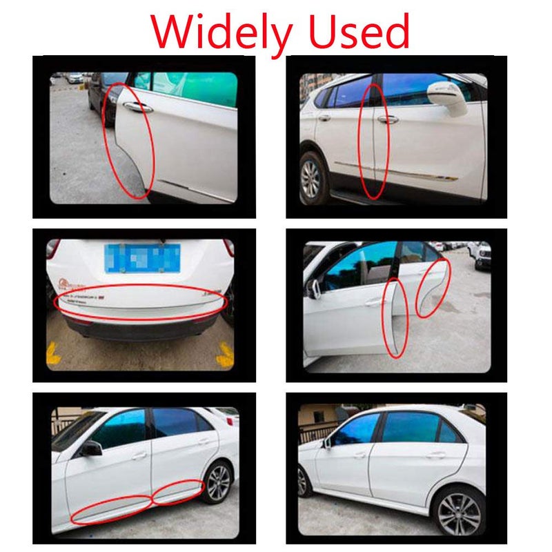 ESUPPORT 16ft 5M U Shape Car Door Moulding Rubber Scratch Protector Strip Edge Guard Trim Seal White - Image 4