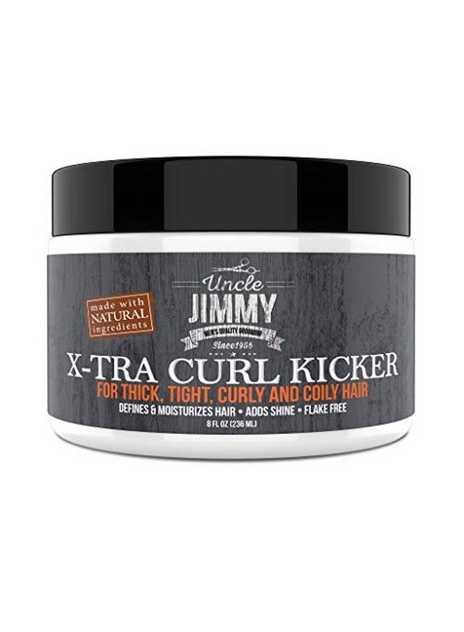 uncle jimmy Xtra Curlkicker For Thick Frizzy Wavy Tight Curly And Coily Hair 8Oz (V072) - Image 1
