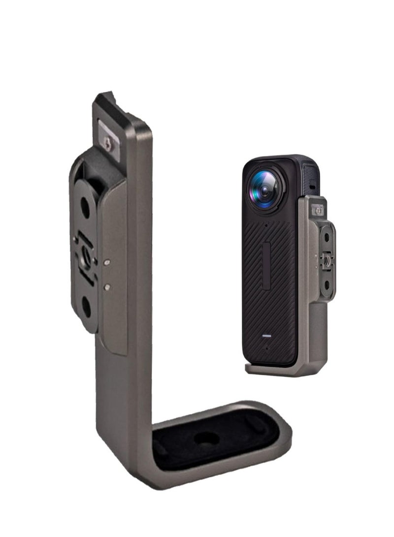 Horizontal Bracket Shooting Adapter For Insta360 X4 1/4 Interface Metal Protection For Insta 360 X4 Camera Acceossries  - Image 1