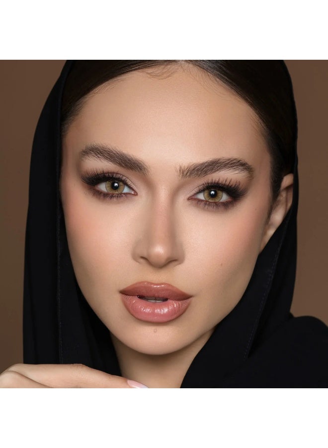 Bella One Day Hazel Beige Pack Of 10 Daily Disposable Colored Contact Lenses Unisex Cosmetic Contact Lenses - Image 2