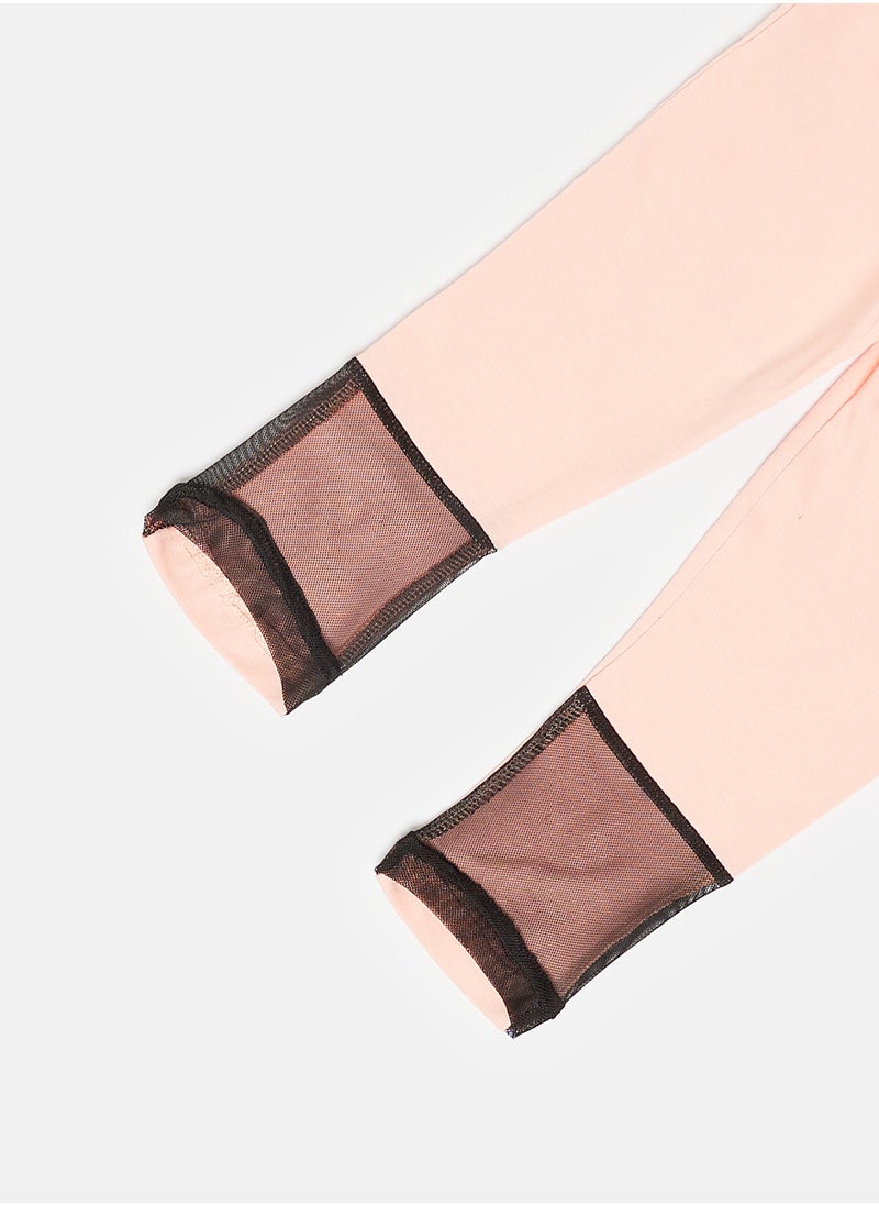 giggles - LEGGING POWDER PINK Kids Girls - Image 1