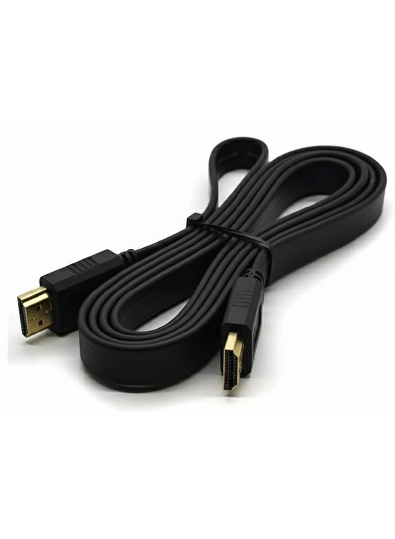 HDMI Flat Cable 3 Meter – Ultra HD 4K, Tangle-Free, High-Speed Transmission - Image 2