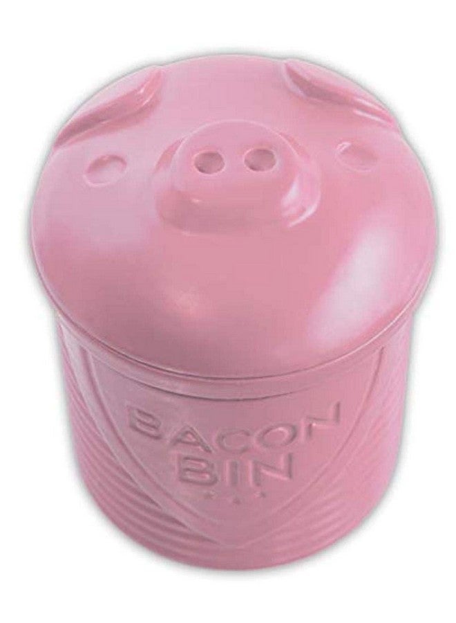 Talisman Designs Talisman Bacon Bin Grease Holder, Silicone, Pink - Image 1