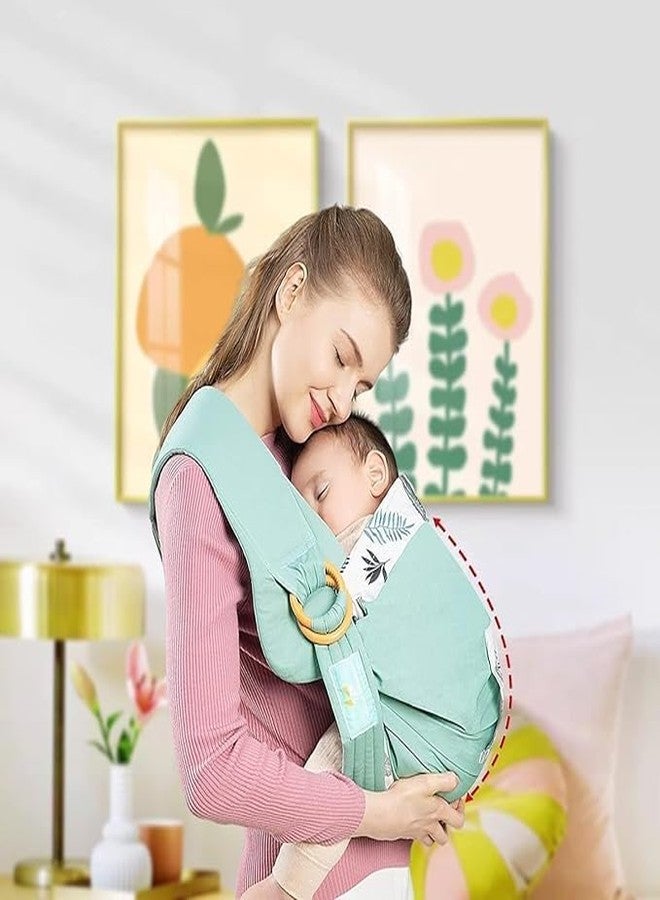 BLURISM Baby Carrier Sling One Shoulder Carrier for Toddler, Baby Sling Newborn, Natural Cotton Baby Sling Baby Holder Extra Comfortable,Baby Hip Carrier for Toddler Carrier Sling - Image 4