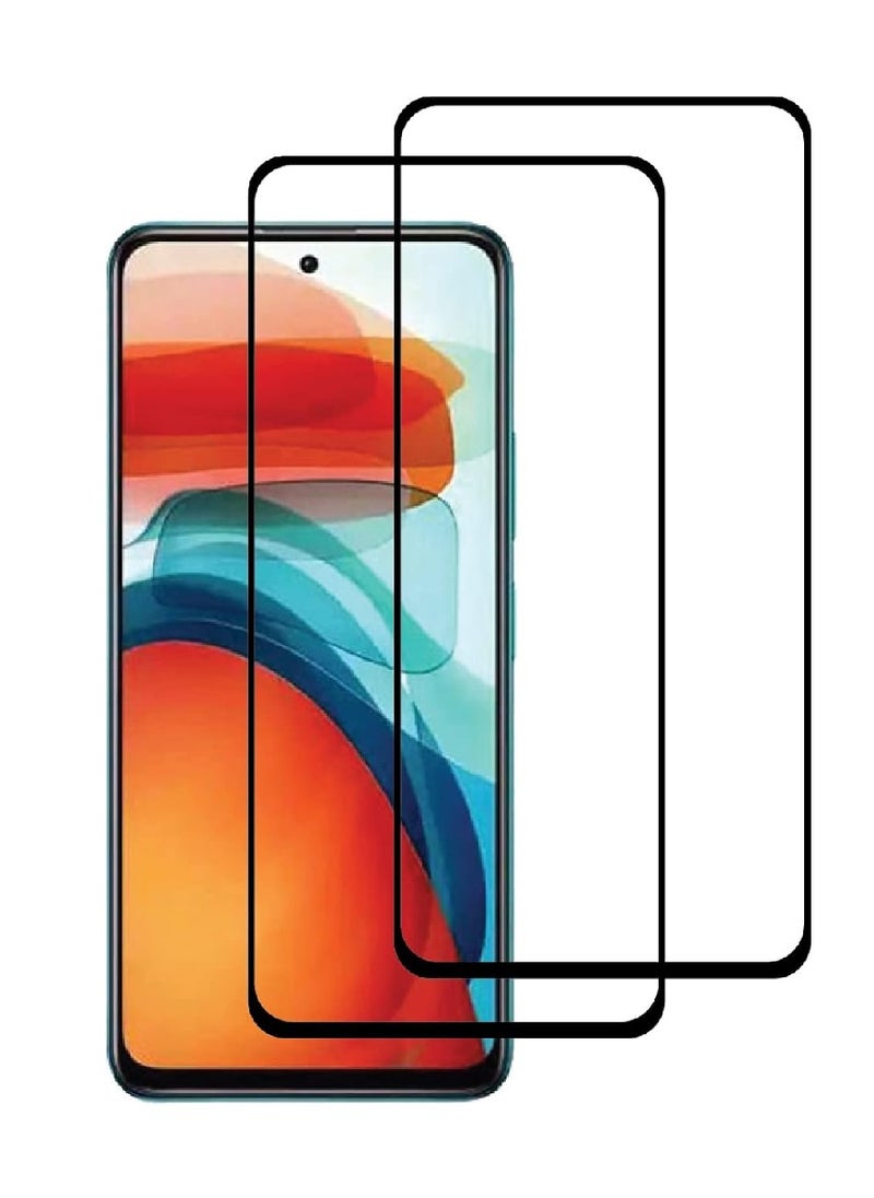 Super 2 Pieces Tempered Glass Screen Protector 5D Designed For Xiaomi Poco X3 GT Full Glue Edge to Edge Full Screen Coverage And Bubble Free - Image 1