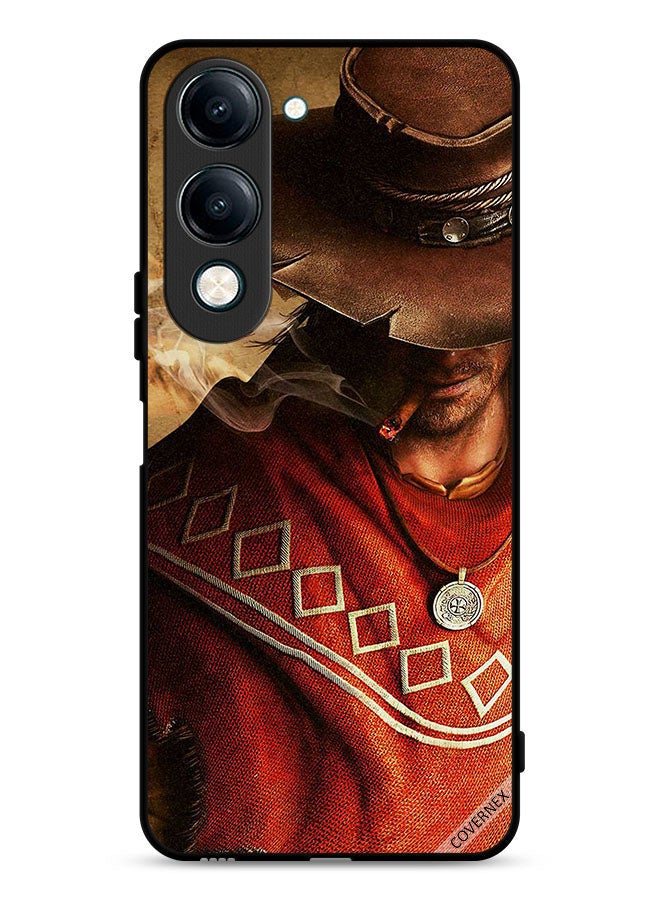 Covernex vivo Y29s Protective Case Cover Stylish Hat Man - Image 1