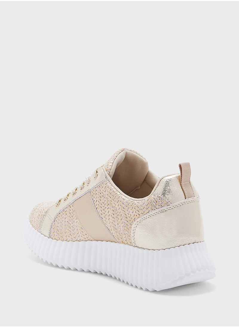 Ginger Weave Texture Sneaker