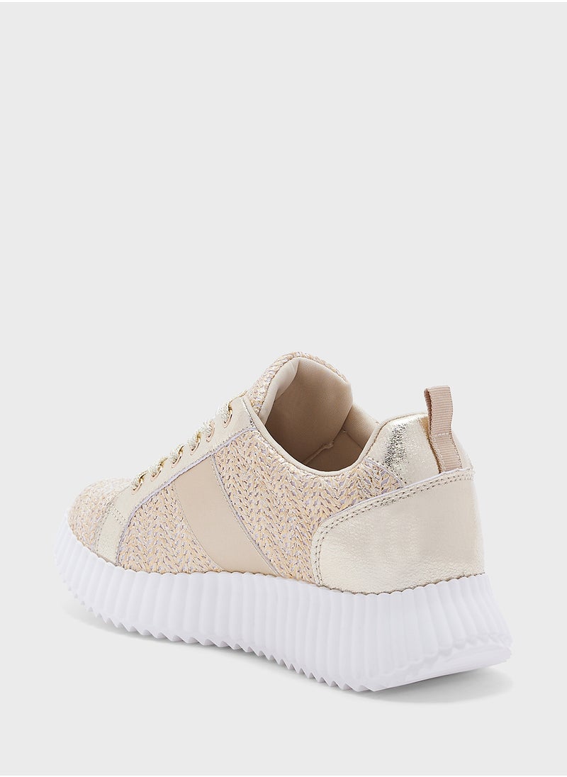Ginger - Weave Texture Sneaker - Image 1
