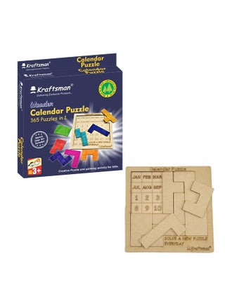 Kraftsman Color Your Own Puzzles - Calendar Puzzle (365 Puzzles in 1) with Complete Sketch and Color Kit | DIY Daily Puzzle Activity for Kids | Teens and Adults | Creative Educational Puzzle Set for Year-Round Fun and Learning - pzsku/Z077541618A725D0E204CZ/45/1747289521/3368beb2-735e-4074-8243-0da557eac01d