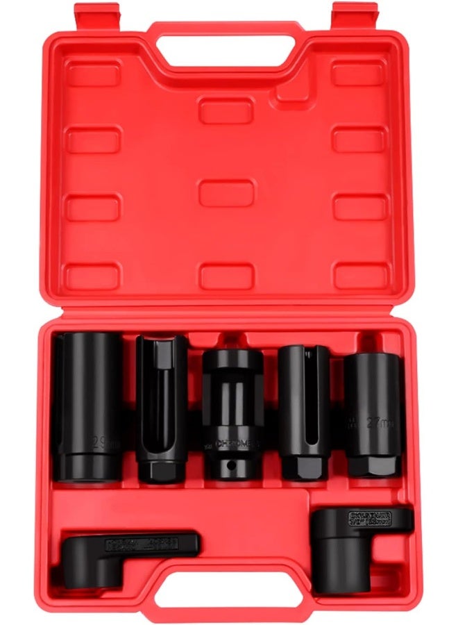 SCITOO SCITOO 7pcs O2 Oxygen Sensor Oil Pressure Sending Unit Master Sensor Socket Tool Kit  - Image 1