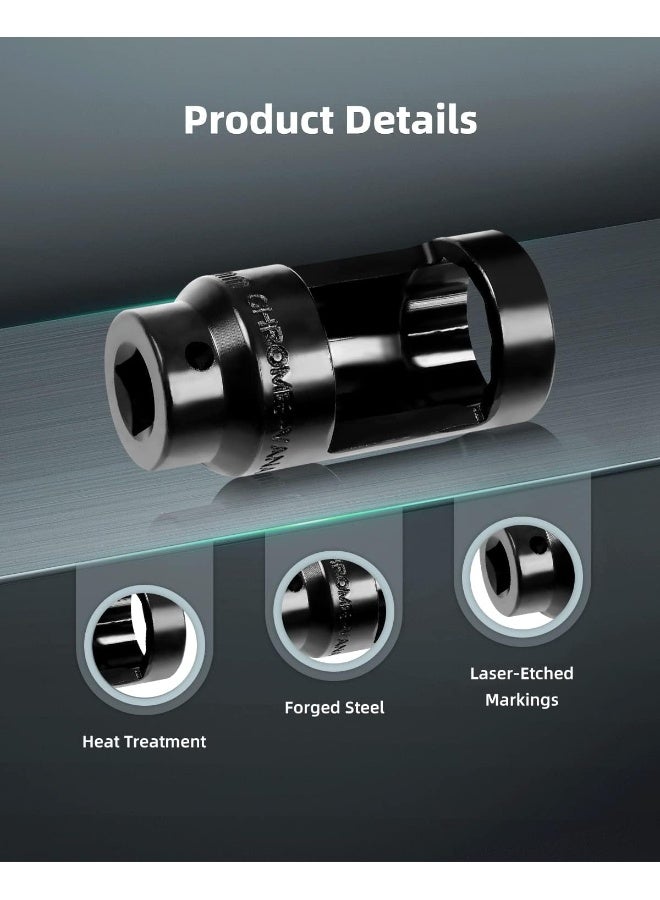 SCITOO SCITOO 7pcs O2 Oxygen Sensor Oil Pressure Sending Unit Master Sensor Socket Tool Kit  - Image 3